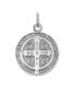 Preview: Benediktus Medaille 25 mm Ø Sterling Silber 925