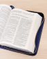 Preview: Bibel mit Reißverschlussetui blau, 20 x 14 x 4,5 cm