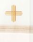 Preview: Chorrock Trev/Wolle mit goldener Stickerei, 100 cm