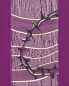 Preview: Kasel violett mit Mittelstab mit Stickerei, inkl. Innenstola
