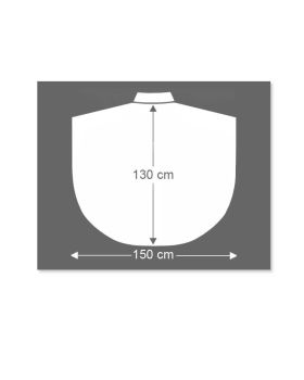 Kasel grün mit Kragen und gesticktem Kreuzsymbol