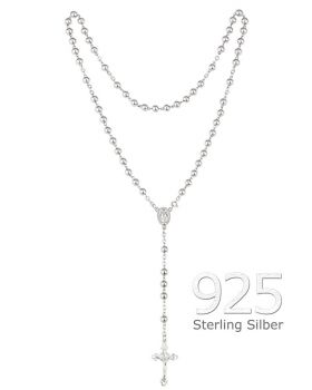 Rosenkranz, echt Silber, kleine Perle mit 2,5 mm Ø