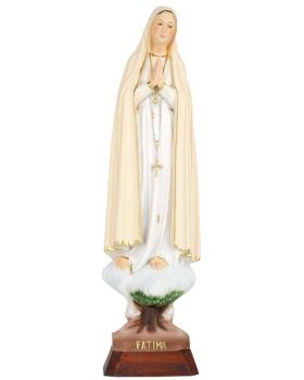 Madonna Fatima 30 cm Figur Resin handkoloriert