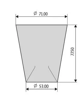 50 Windschutzbecher klar für Kerzen mit 16 - 25 mm Ø