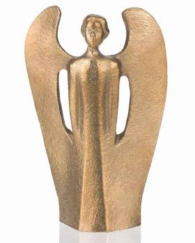 Engelsfigur Bronze 7 cm hoch "Der Engel der Meditation"