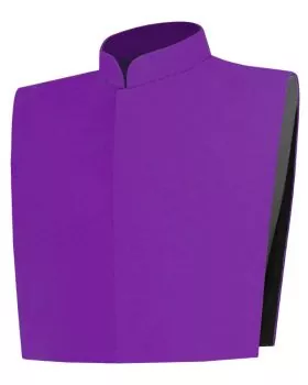 Ministrantenrock 90 cm lang violett, mit Weste