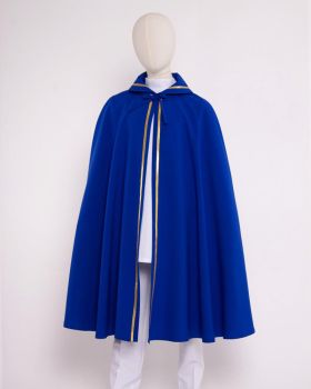 Pelerine Sternsinger blau 100% Polyester