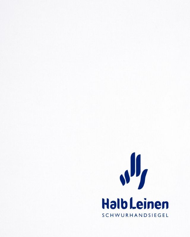 Halbleinen weiß 180x180 cm 50 % Leinen 50% Baumwolle