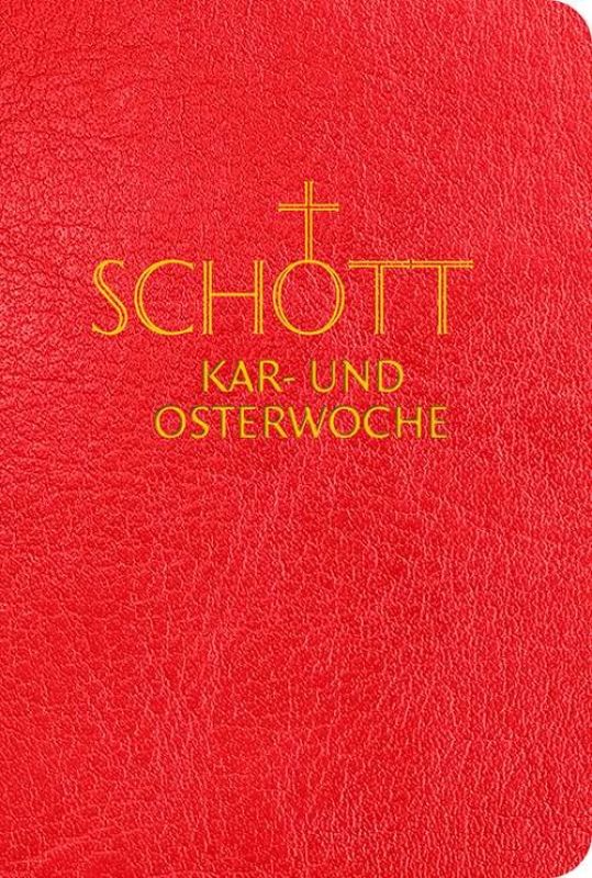 Schott - Messbuch, hellrot für Kar- und Osterwoche