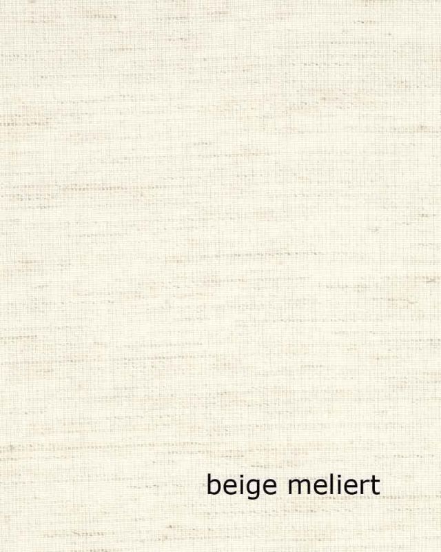 Mantelalbe mit Knopf 140 cm beige meliert Stehkragen