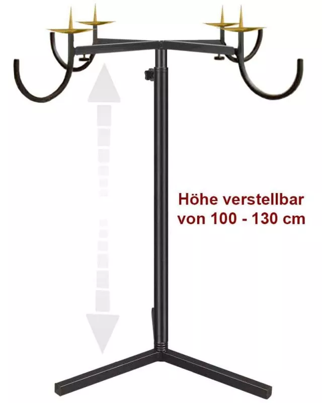 Adventkranzständer für große Kränze von 90-120 cm Ø