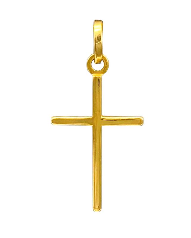 Kettenanhänger 12 x 18 mm Goldkreuz 333 Karat