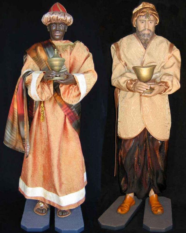 Heilige Drei Könige Ankleidekrippe 90 cm