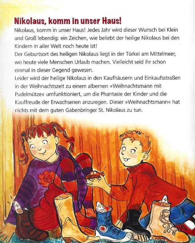 St. Nikolaus Geschenkheft Legenden Lieder Geschichten