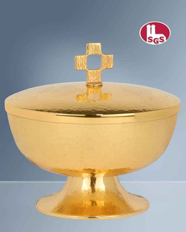 Ziborium klassisch gehämmert, 13cm - Kirchenbedarf